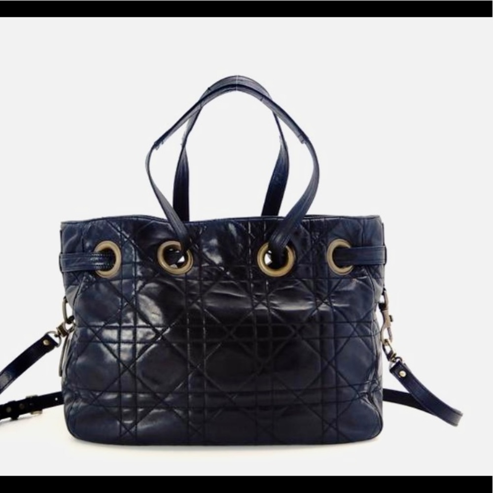 BEAUTIFUL DIOR CANNAGE LAMBSKIN BAG!